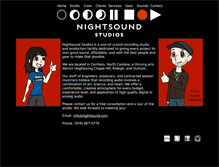 Tablet Screenshot of nightsound.com